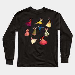 girl performing dresses collection Long Sleeve T-Shirt